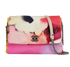 Flower Power Single Flap, &pound;1,500, Handbags, Orange/Pink/Purple, Canvas, Front view